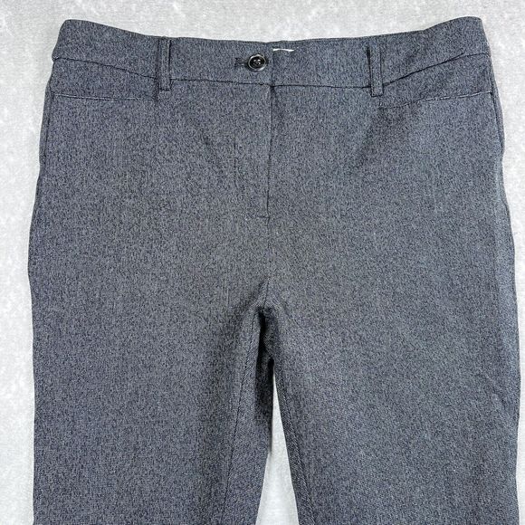 Ann Taylor Loft Pants Womens Size 10 Curvy Black/Gray The Skinny Pants 2743 - Picture 6 of 13